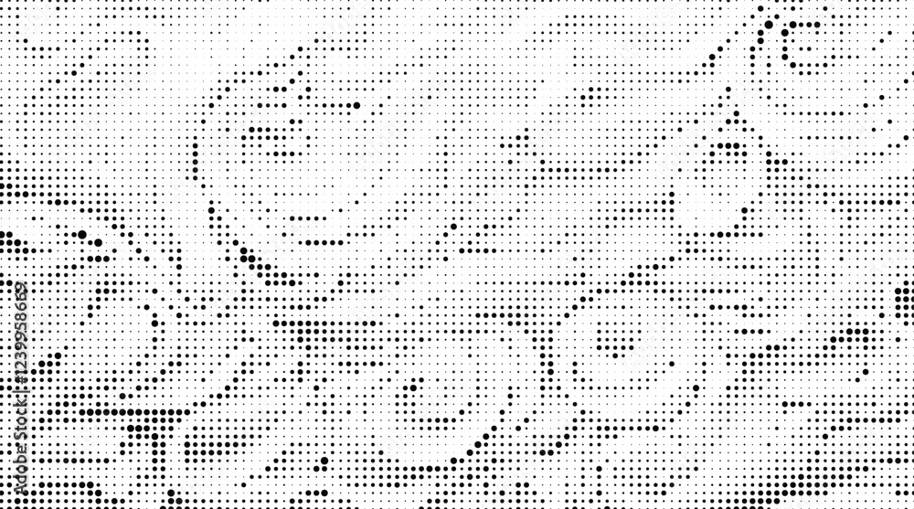 Leinwandbilder background with squares halftone dots. halftone vector background. monochrome halftone pattern. abst