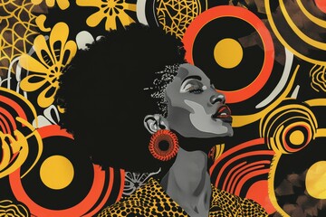 Naklejka premium African American Month