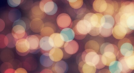 Obraz premium Abstract Bokeh Background Soft Pastel Colors Blurred Lights Festive Sparkle