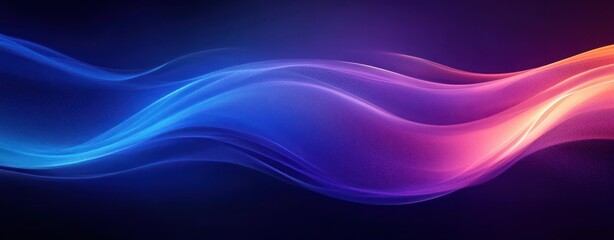 Fototapeta premium Abstract Blue Violet Wave Design Background Modern Minimalism