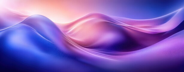 Fototapeta premium Vibrant Abstract Wave Background in Purple and Blue