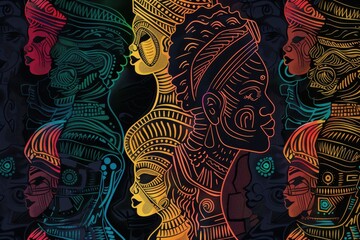 Obraz premium African American Month