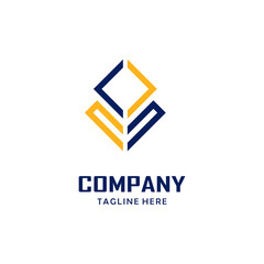 Set of company logo design ideas vector