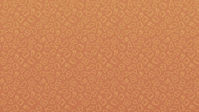 a brown and orange wallpaper with a pattern