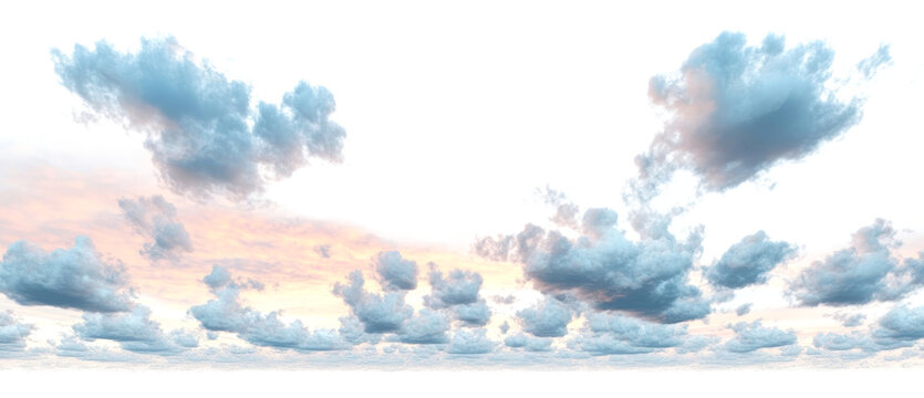 PNG Evening pastel sky clouds panoramic panorama.