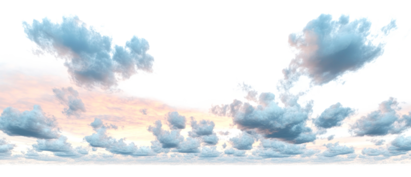 PNG Evening pastel sky clouds panoramic panorama.