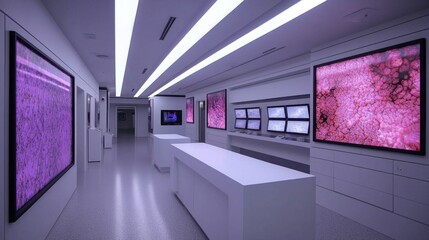 2025 creative projects bring modern inspiration. Modern gallery showcasing vibrant digital art displays.