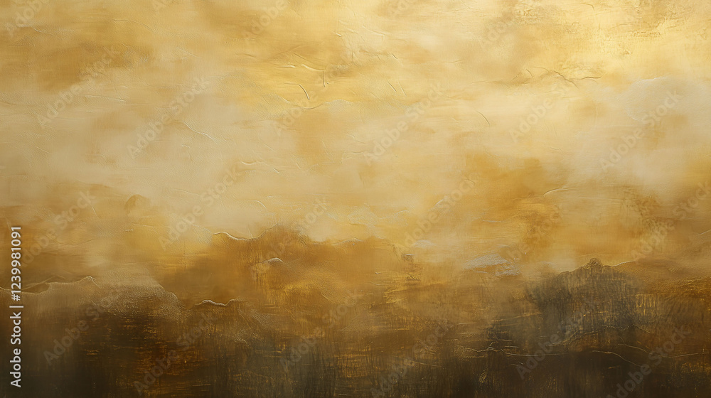 Poster ethereal dark gold wallpaper: luxurious texture for versatile applications. created with generative 