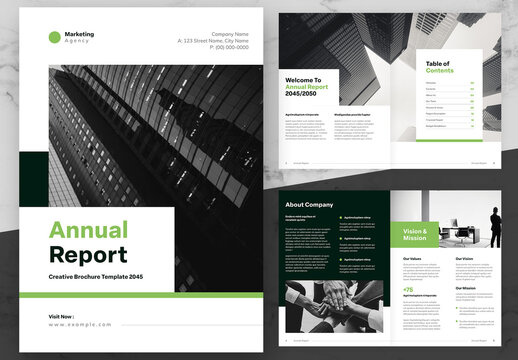 Black And Green Annual Report