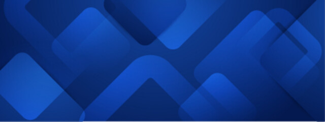 Abstract blue background with geometric shapes suitable for modern technology advertising, web design, and digital presentations. Vibrant and dynamic.