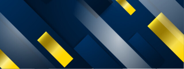 Blue and yellow gradient abstract background for presentation design, technology themes, and modern advertising concepts