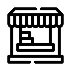 Storefront line icon