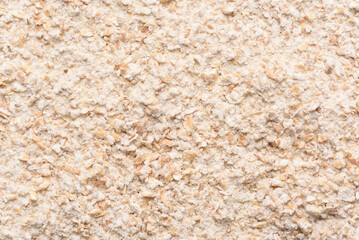 Whole wheat flour texture, prepared for making homemade bread