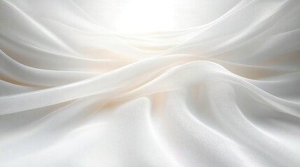 Obraz premium Minimalist Abstract Art Flowing Fabric Ethereal Light Curves Textures