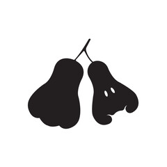 black water guava icon vector element design