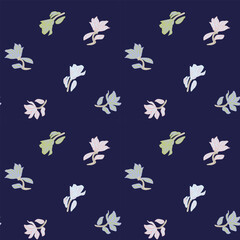 Pastels Botanical Floral Seamless Pattern Design