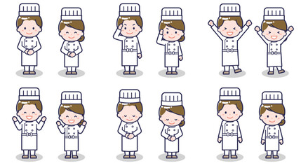 シェフの男女 01