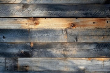 Obraz premium rustic weathered barn wood planks with intricate natural grain patterns dramatic lighting