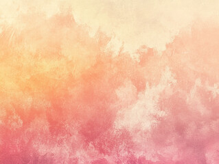 Warm orange hues blend in a soft watercolor wash, creating a bright, textured background with subtle variations.