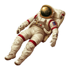PNG Astronaut floating space illustration exploration.