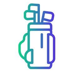 bag Line Gradient Icon
