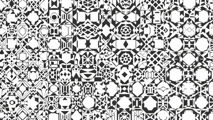 Geometric Patterns - Repeating shapes and lines for modern and abstract designs.