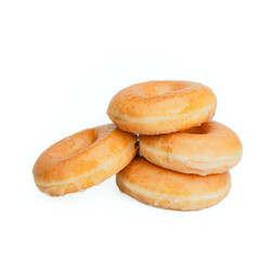 Pile of Classic Glazed Donuts