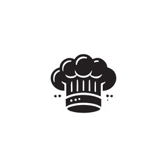 Chef Hat icon vector symbol design art illustration