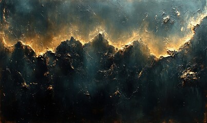 Naklejka premium dark asphalt pavement texture with granular bumpy surface and high-contrast light