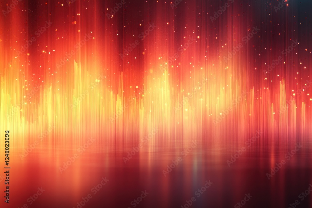 Poster warm orange abstract background impressionism texture gradient light play vertical lines