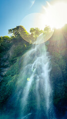 Cascada Rucapiren Valle las trancas Chillan Sur de Chile región de Ñuble