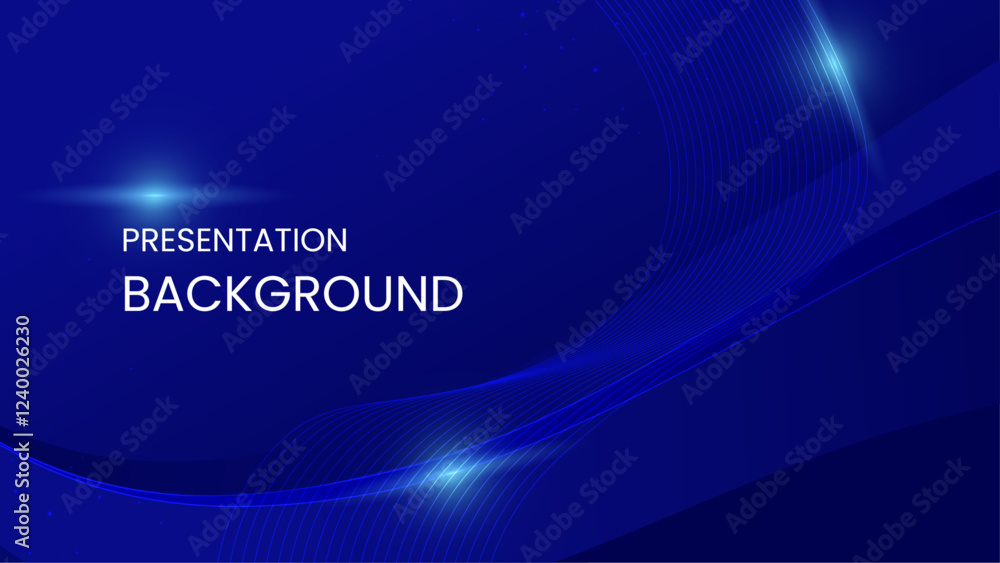 Poster blue dynamic gradient abstract background useful for presentations, websites, and graphic design pro