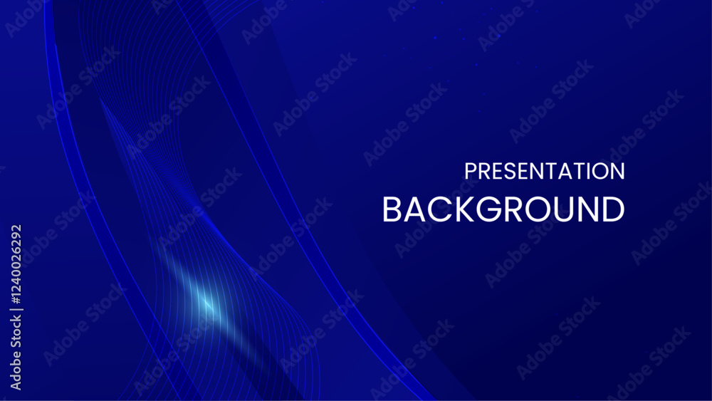 Poster blue gradient abstract background suitable for presentations, business slides, and digital media pro