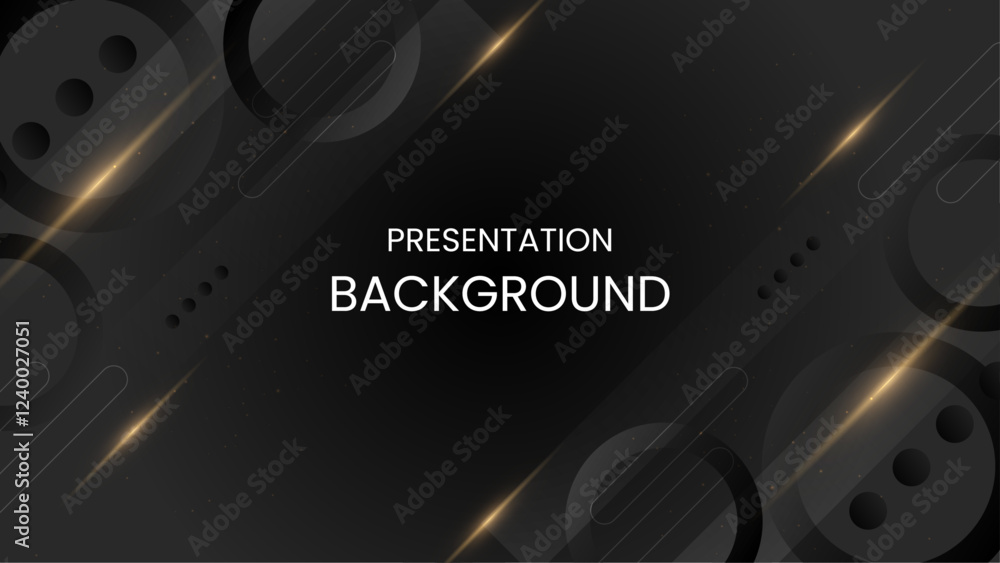 Poster dark gradient abstract background suitable for professional presentations, corporate slideshows, and