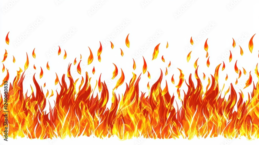 Poster dynamic flame visualization artistic representation abstract environment bright colors creative view