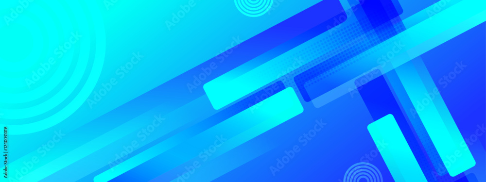 Poster blue gradient abstract background suitable for presentations, websites, and digital advertisements w