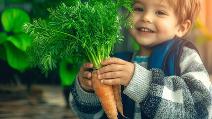 Children Gather Fresh Herbs and Vegetables from the Garden Home Backyard Family Activity Outdoor Setting Joyful Experience