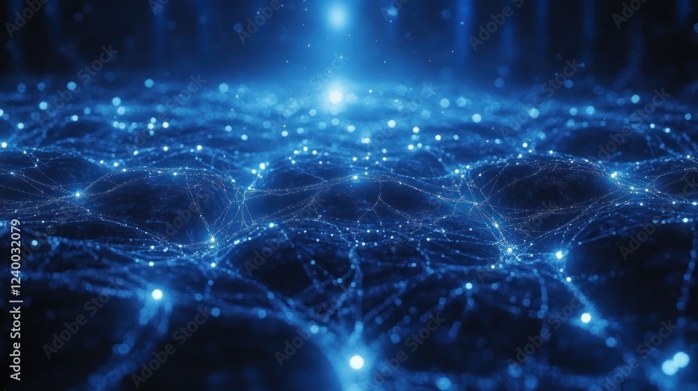 Poster futuristic cyberpunk technology network abstract design background