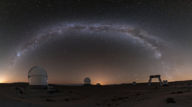 Milky Way Arch Over the Paranal Observatory