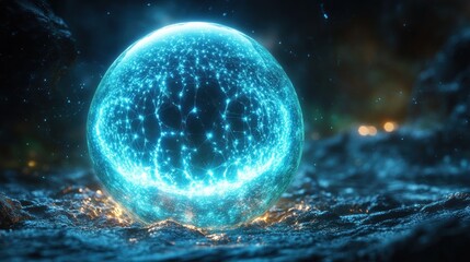 Global Cyber Security Network with Digital Connections and Protection Technology