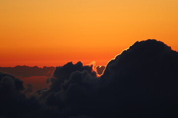 Heart Shaped Cloud in the Sunrise