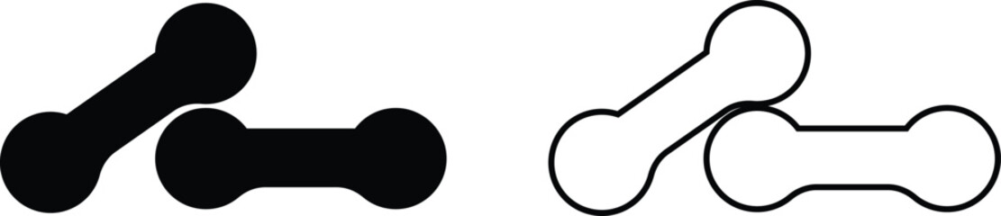 Fitness and exercise icons set. Weight Loss gym vector flat and line collection isolated on transparent background. Muscular build, dumbbell, running cycling for healthy life style web and app.