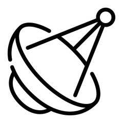 satellite line icon