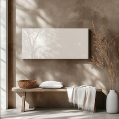 Hanging Canvas Display Mock-up, High-quality PNG, Transparent background, Ideal for showcasing artwork or design projects, Versatile and user-friendly