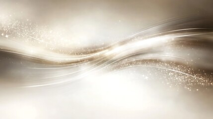 Abstract beige waves, sparkle background