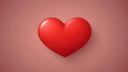 a red heart on a red background valentine day