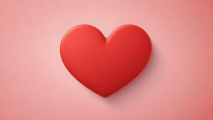 a red heart on a red background valentine day