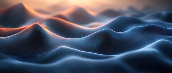 Obraz premium Dark Abstract Background with Soft Gradients and Ethereal Atmosphere