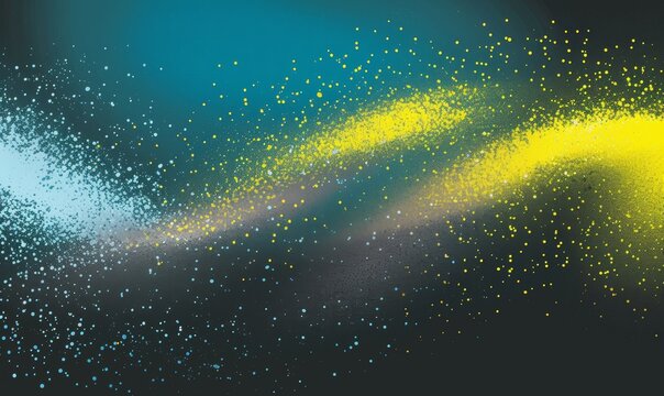 A colorful, swirling galaxy of stars and dust