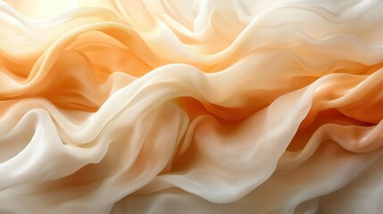Fototapeta premium Abstract Warm Background Flowing Beige Tan Soft Focus